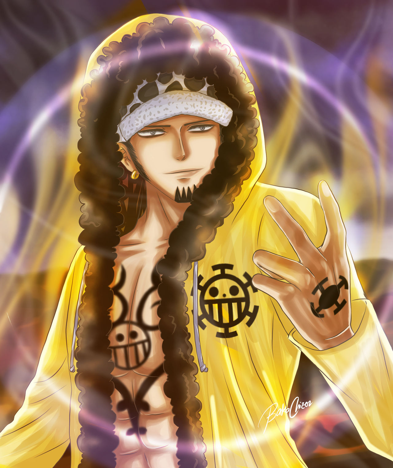 Trafalgar D Water Law One Piece By Bakachizen On Deviantart Trafalgar D Water Law One Piece By Bakachizen On Deviantart