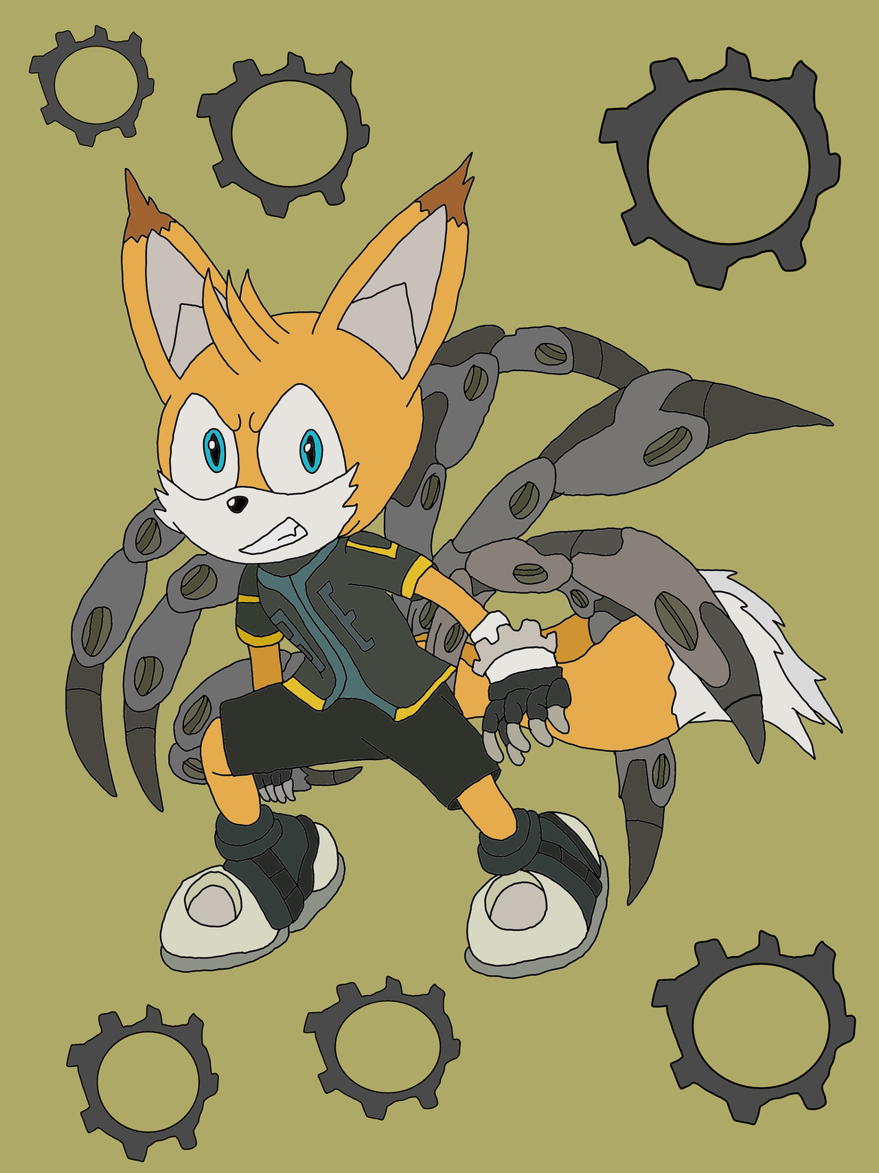 All Tails Tails Nine my Boi! by GaiaKoraidon on DeviantArt