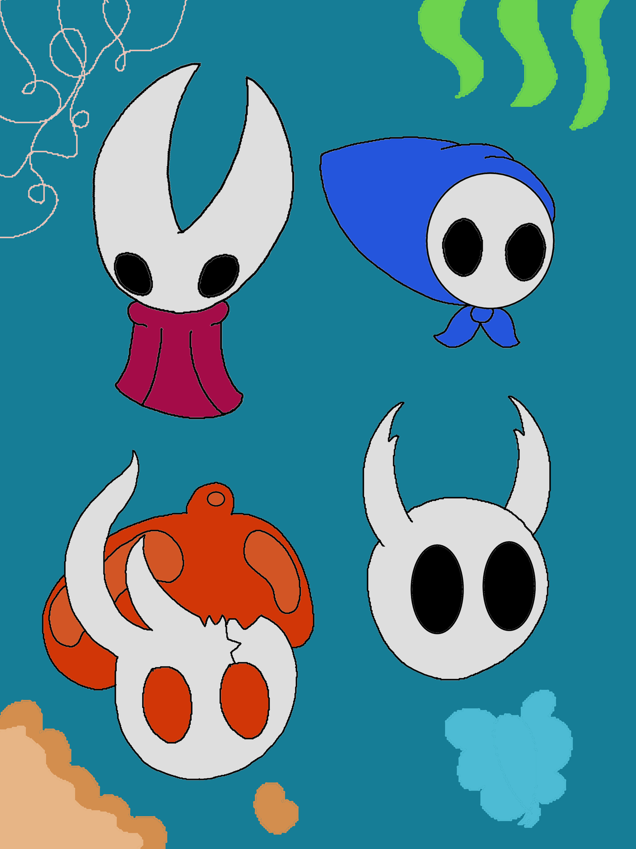 Hollow Knight Characters By GaiaKoraidon On DeviantArt hollow-knight-characters-by-gaiakoraidon-on-deviantart