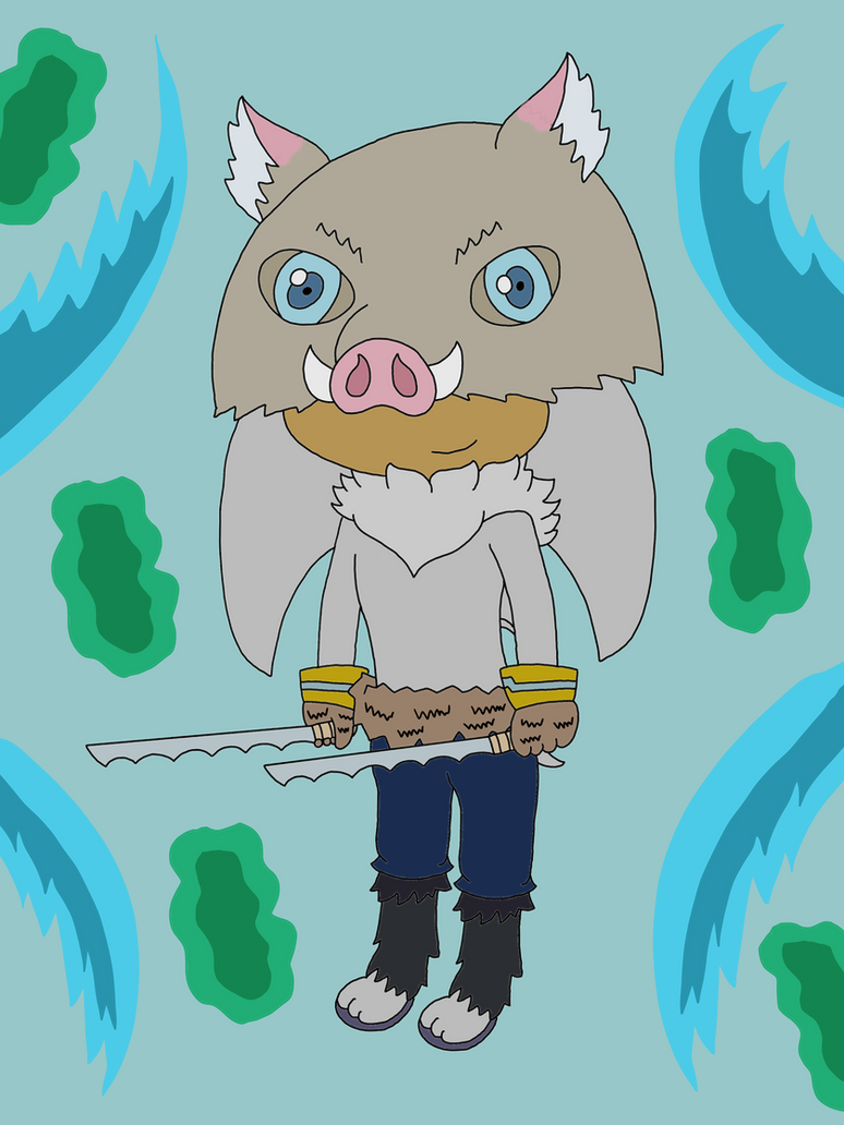 Inosuke W Rizz Silver Dressed as Inosuke Hashibira by GaiaKoraidon on DeviantArt
