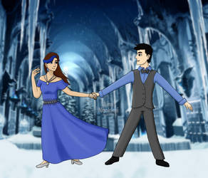 Josh x Rosalie christmas ball HP OC