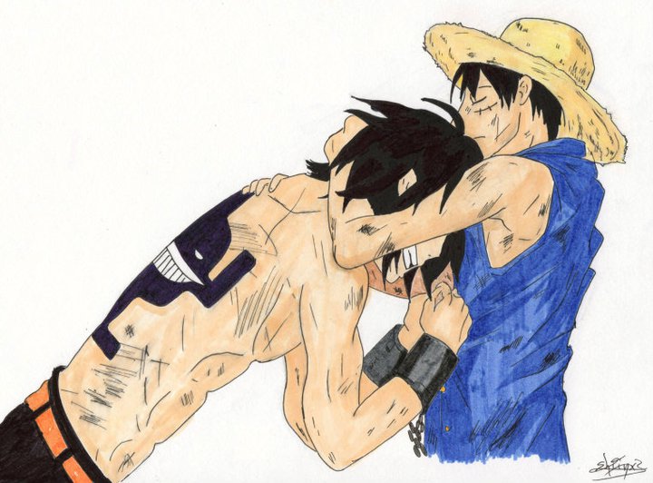 Luffy and Ace