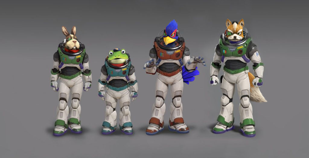 Star Fox Team in Space Ranger suits by EvanVizuett on DeviantArt