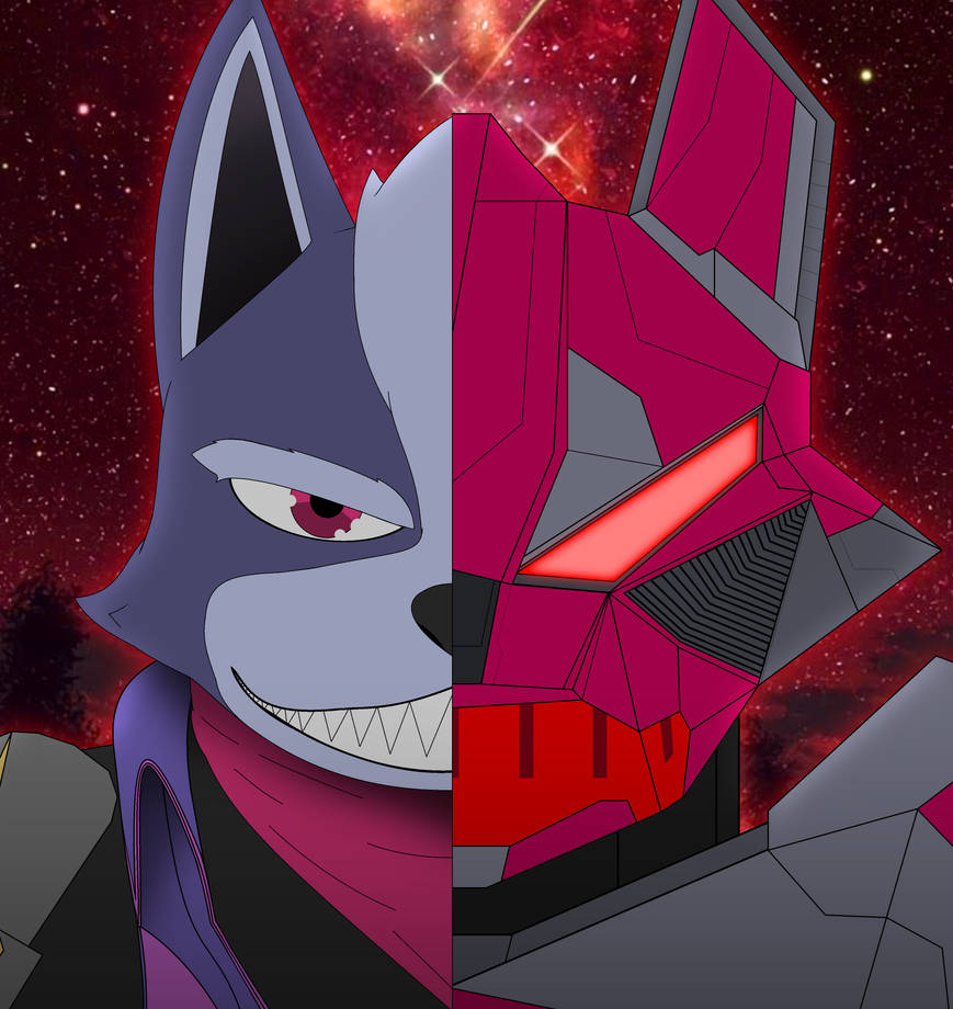 Wolf Reverse Split Wolf by Side and Other Side by EvanVizuett on DeviantArt