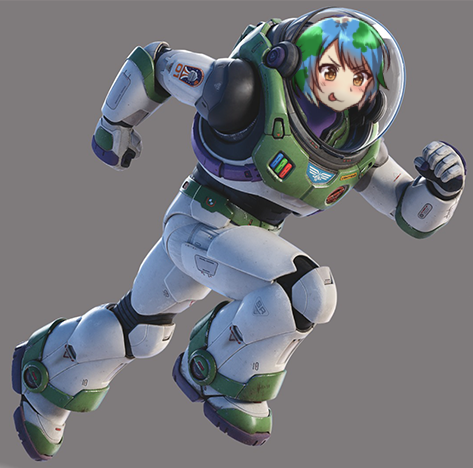Earth-Chan in Space Ranger Suit by EvanVizuett on DeviantArt