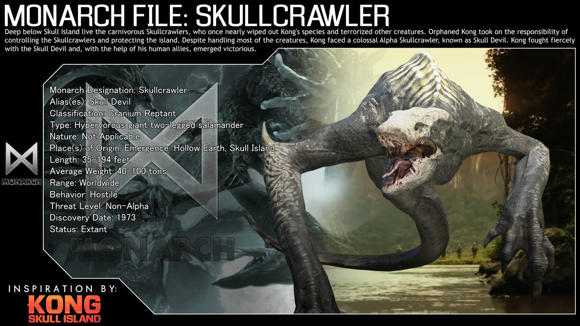 Monarch Files Monarch File - Skullcrawler (MonsterVerse) by EvanVizuett on DeviantArt