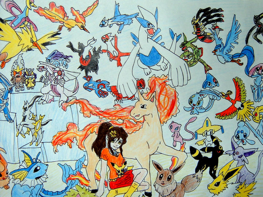 All legendary Pokemon by Shaymin1993 on DeviantArt