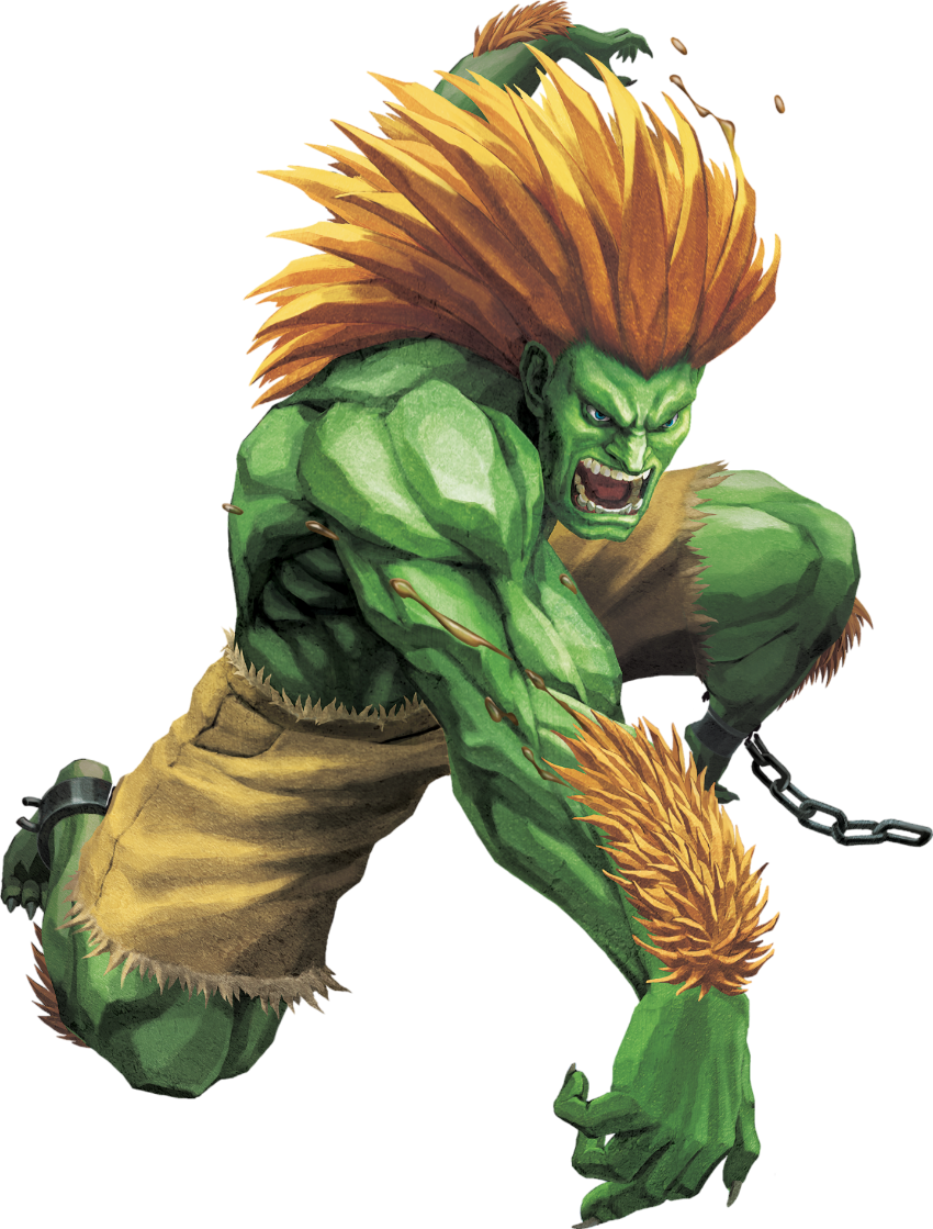 STREET FIGHTER II: Blanka (LINES) by CrescentDebris on DeviantArt