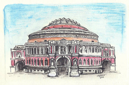 Royal Albert Hall - Watercolour Study (2013)