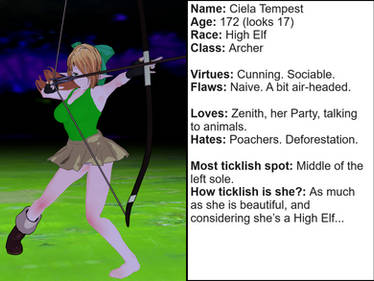 Character profile - Ciela Tempest