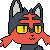 Litten Face Emoticon