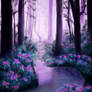 Magic Purple Forest