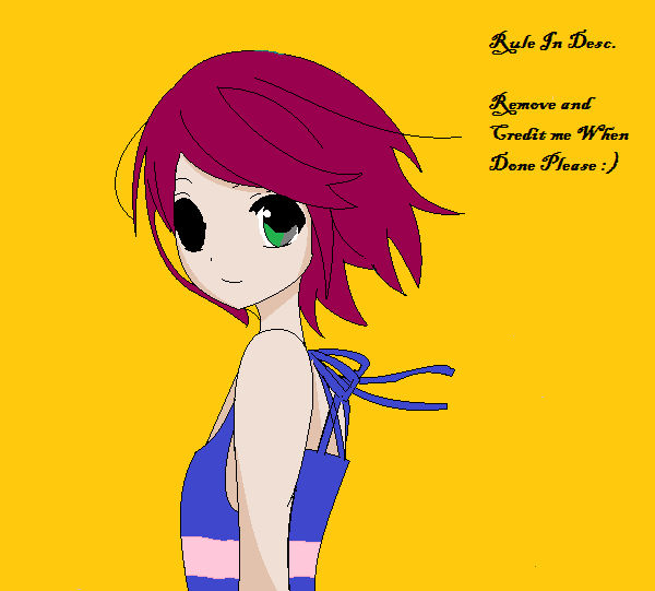 ruokavalikko: Anime Girl Base With Hair