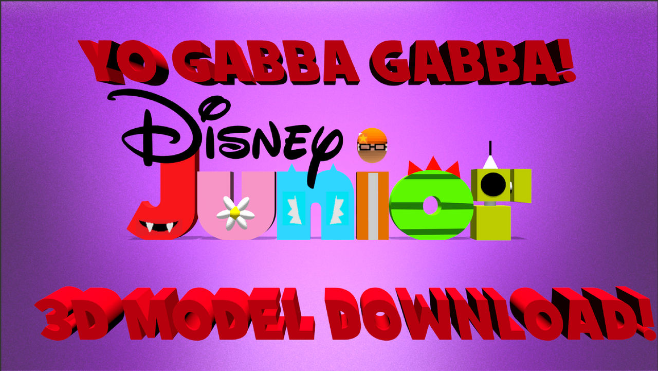 Yo Gabba Gabba! 3d Model! by VinceRemakesLogos on DeviantArt