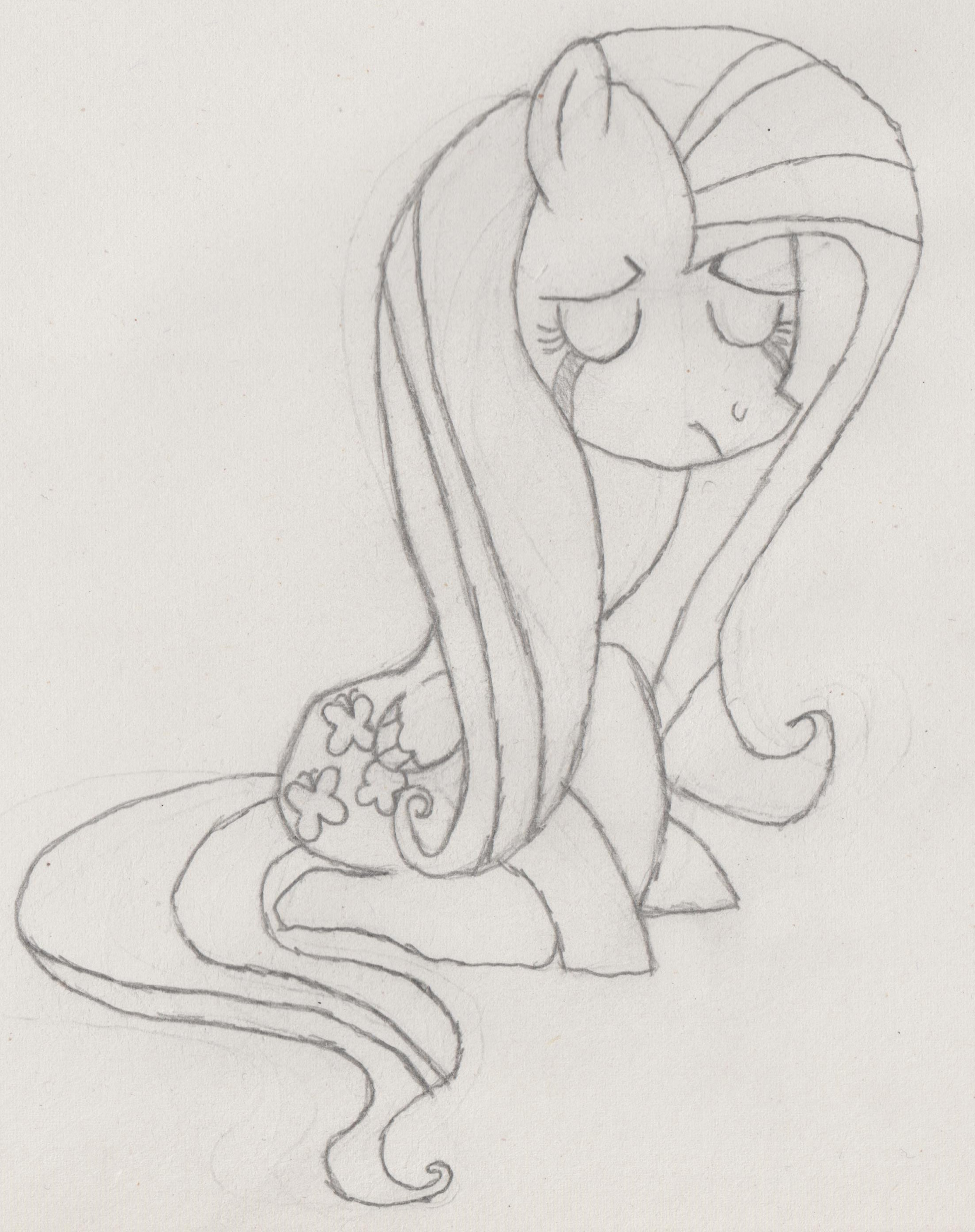 Flutter sad by HeadlongEquestria