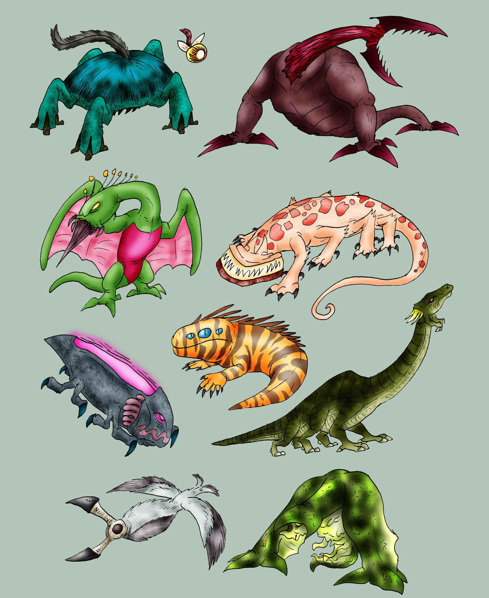 more Creatures by Monster-Man-08 on DeviantArt