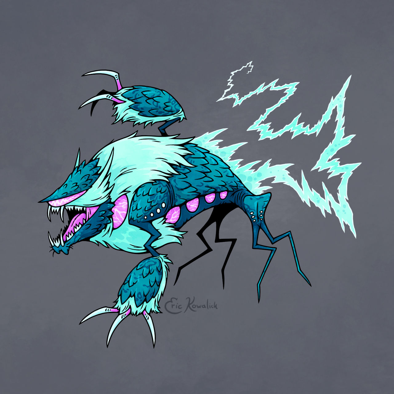 Raiju Rabbit Halloween '22: Raiju by Monster-Man-08 on DeviantArt