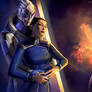 mass effect: Garrus, F!Shepard