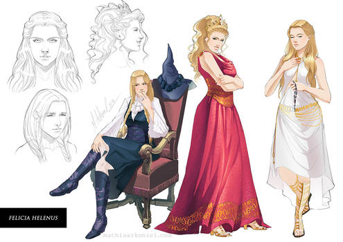 commission: Felicia Helenus Character Sheet