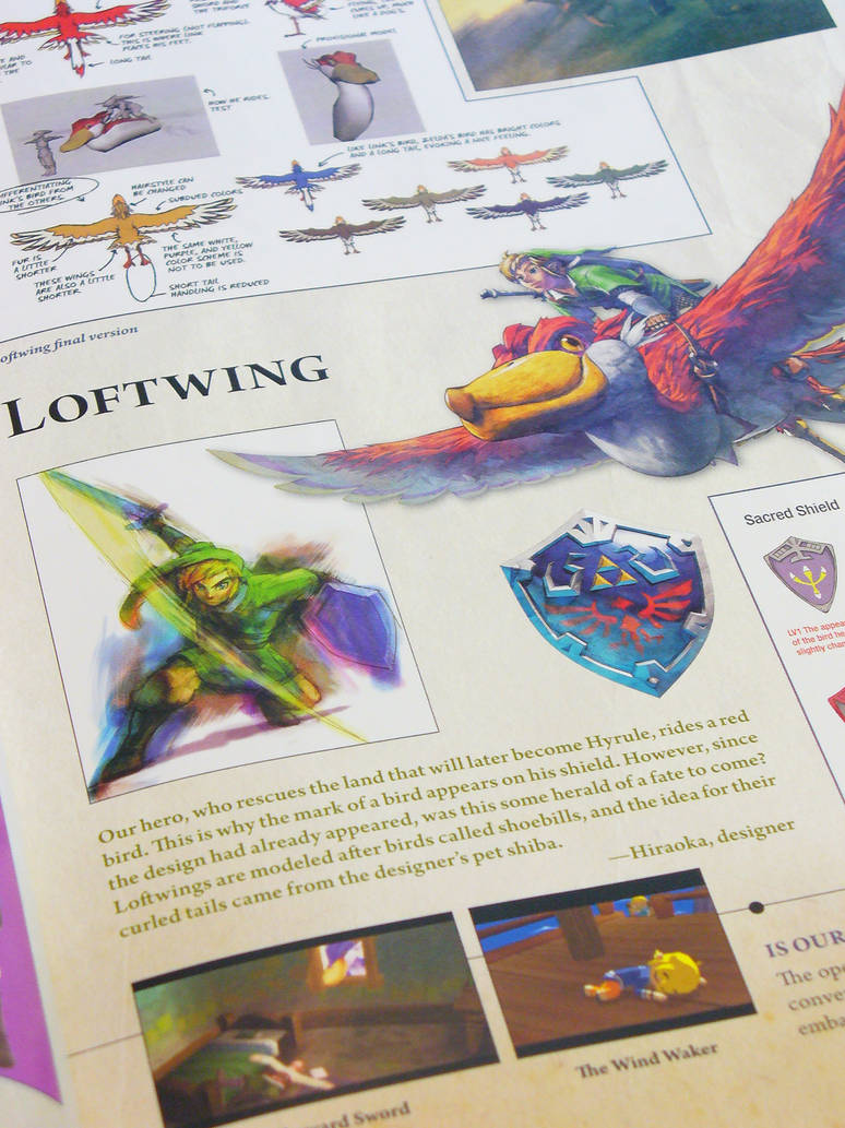 Hyrule Historia - Loftwing by Phauxe on DeviantArt