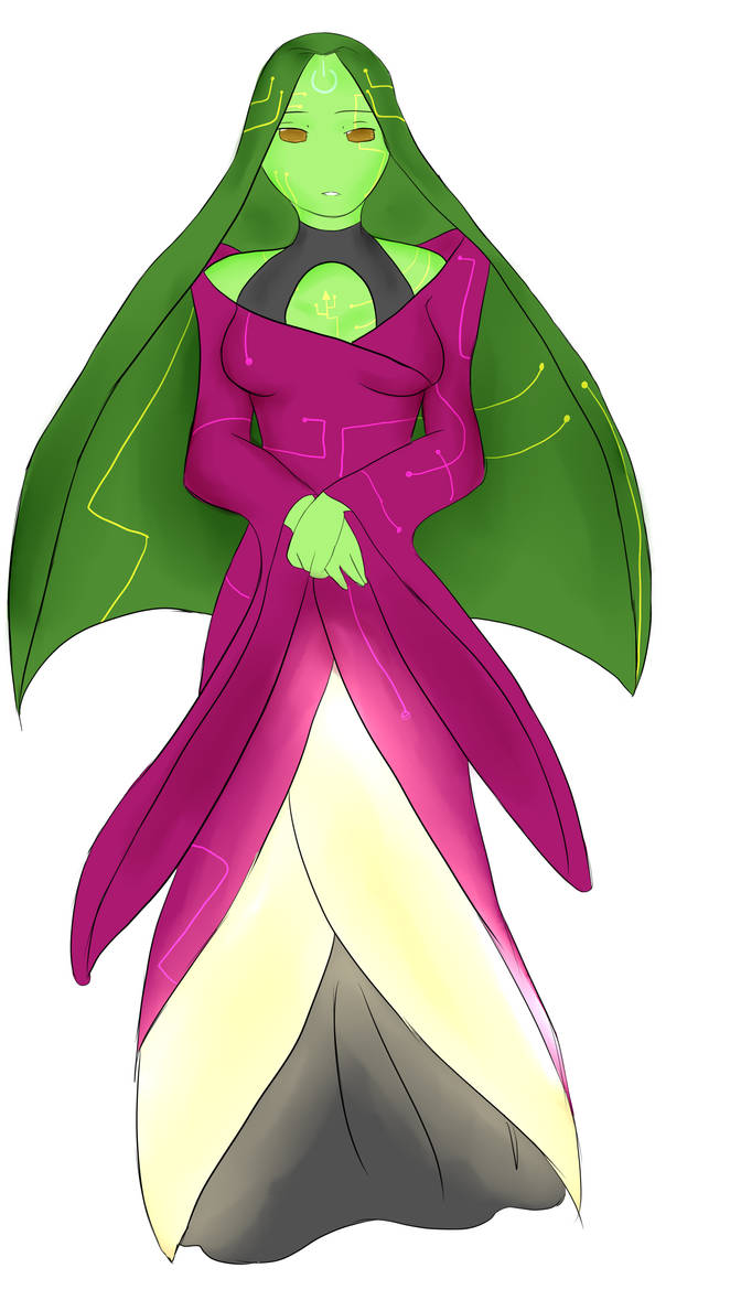 Byte Queen Queen Terra Byte by CelestialSaturn44 on DeviantArt