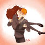 Ron + Hermione