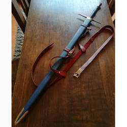 Longsword and scabbard III