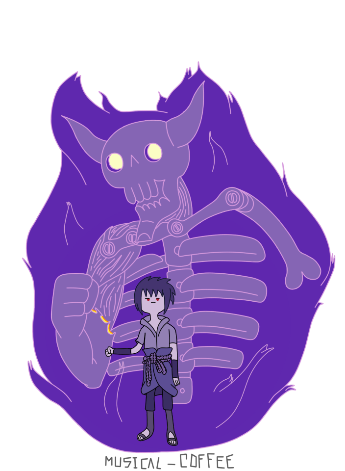 Sasuke Susanoo - Adventure Time style