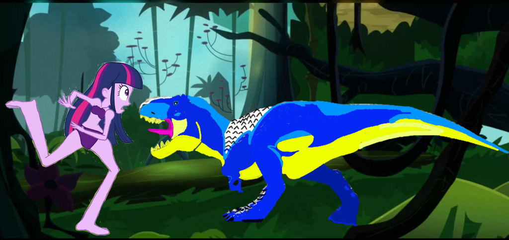 Bikini Twilight vs V-Rex