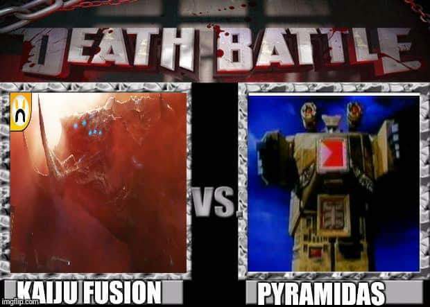 Fusion Kaiju vs Pyramidas
