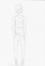Drawing of an old character I had, Zack Toriyama