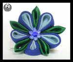 Blue Flower Brooch by Arleen