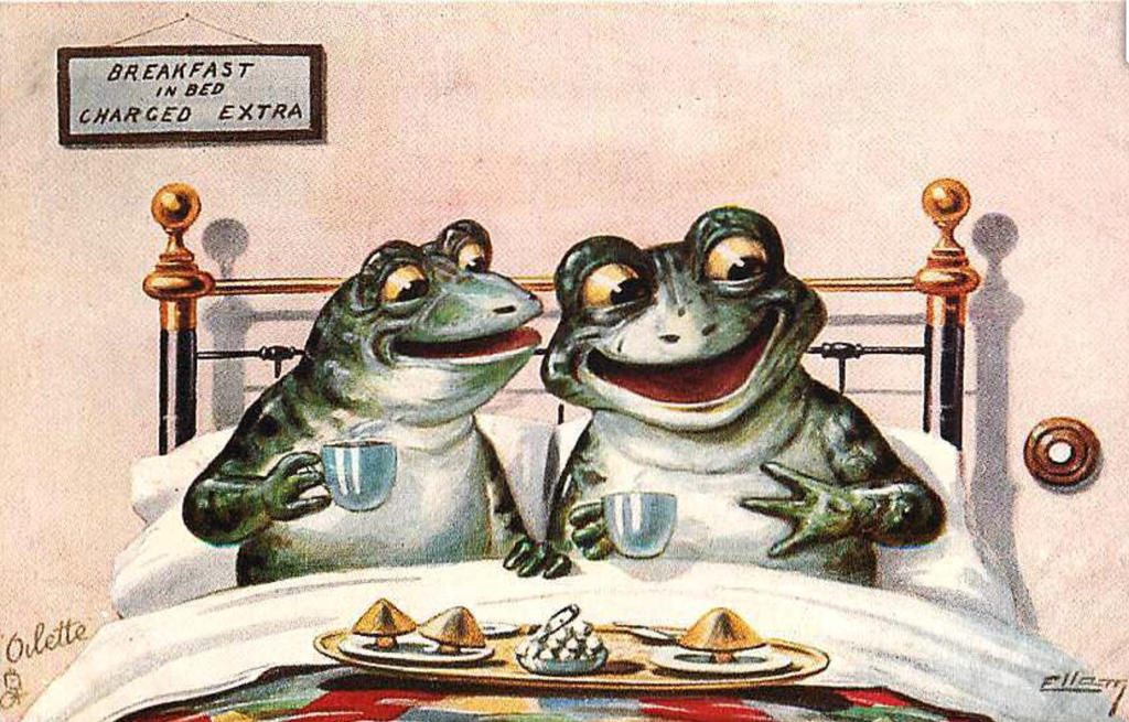 Breakfast In Bed Frogs By Yesterdays Paper On DeviantArt breakfast-in-bed-frogs-by-yesterdays-paper-on-deviantart