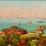 New York Harbor in 1908