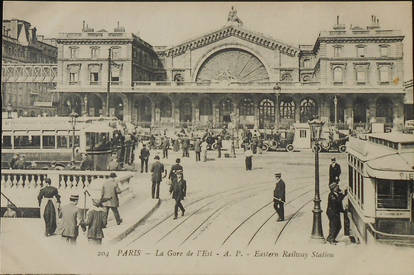 Vintage Europe - Eastern Railway Station, Paris