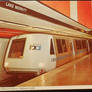 BART Train, 1970s Postcard