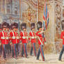 Scots Guards Leaving Buckingham Palace