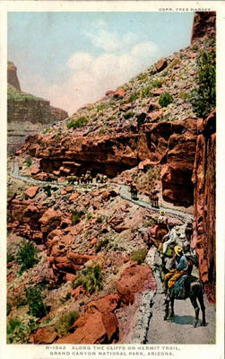 Vintage Arizona - Hermit Trail, Grand Canyon