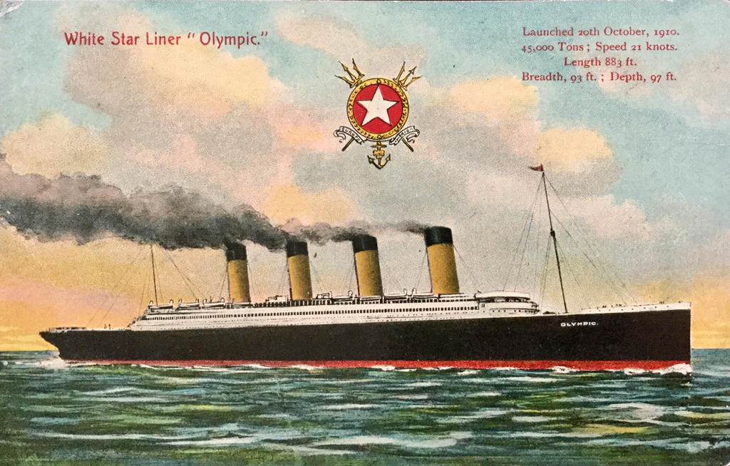 Rms Olympic Ocean Liner White Star Editorial Stock Photo - Stock Image ... White star olympic