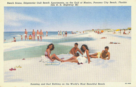 Vintage Florida - Scene from Panama City Beach