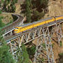 Union Pacific Excursion Train on Keddie Wye Bridge