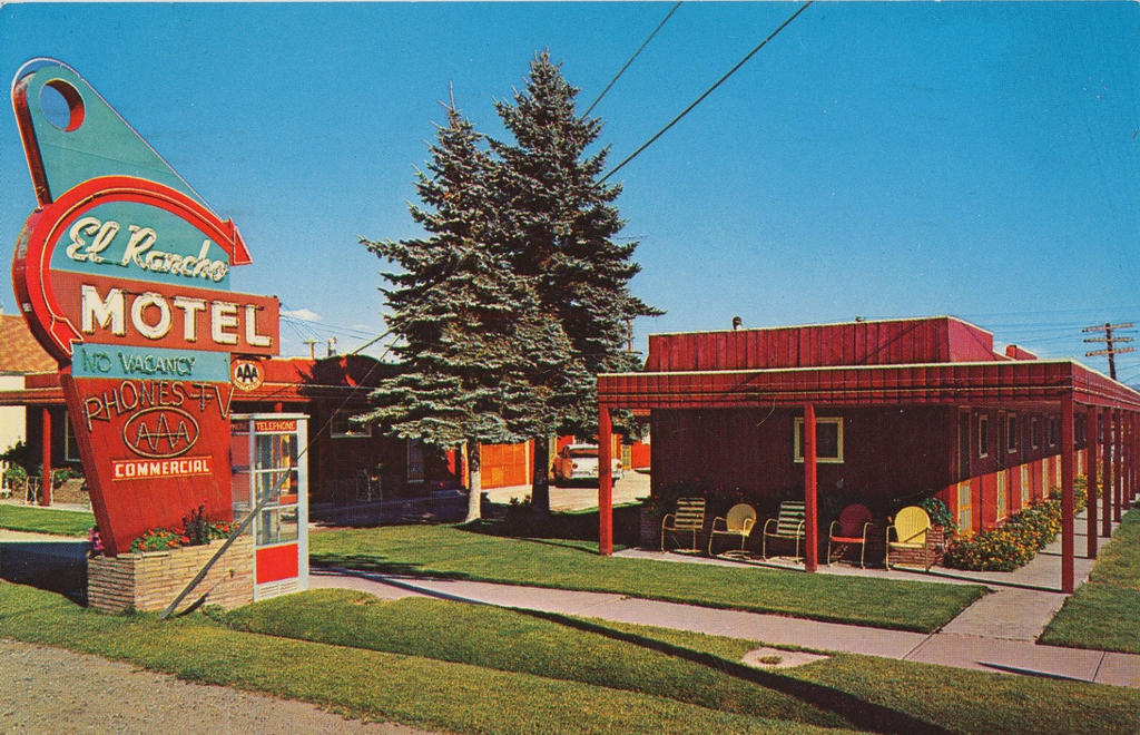 Vintage Motels - El Rancho Motel, Del Norte CO by Yesterdays-Paper on DeviantArt