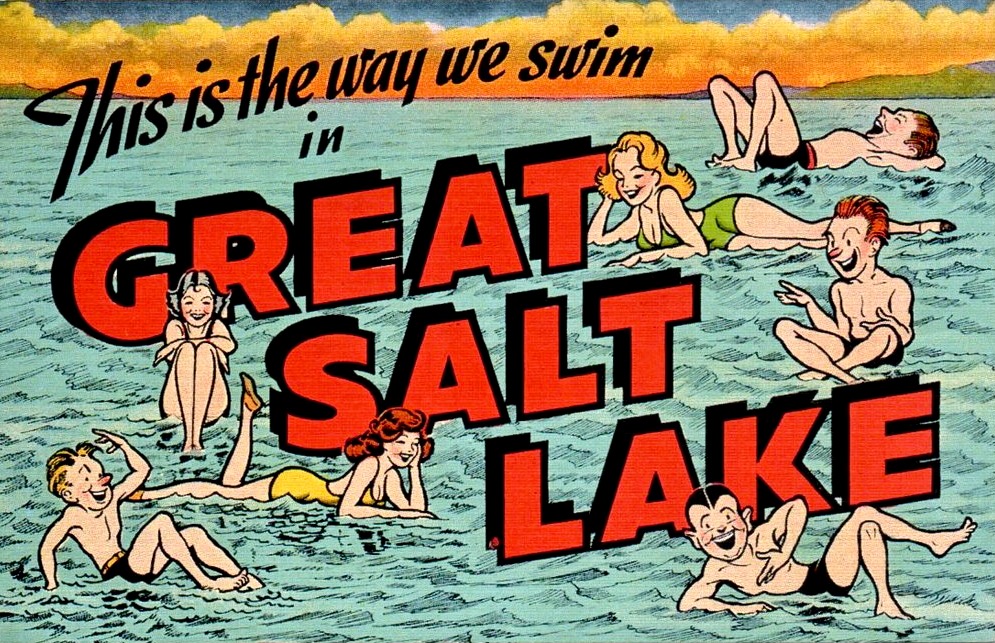 Vintage Utah - The Way We Swim in Great Salt Lake