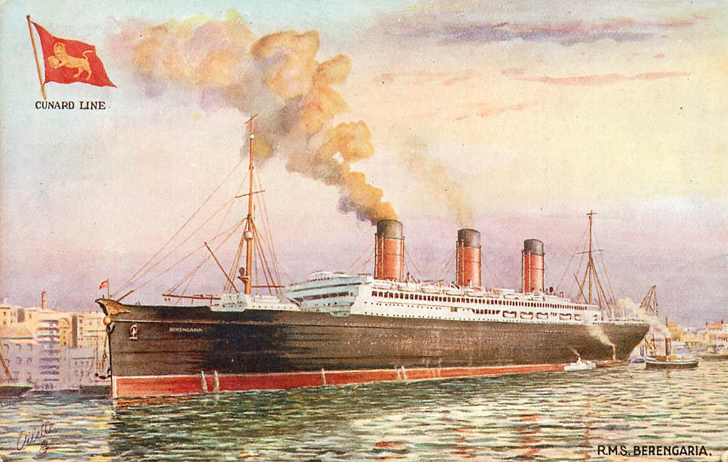 Cunard Line RMS Berengaria by Yesterdays-Paper on DeviantArt
