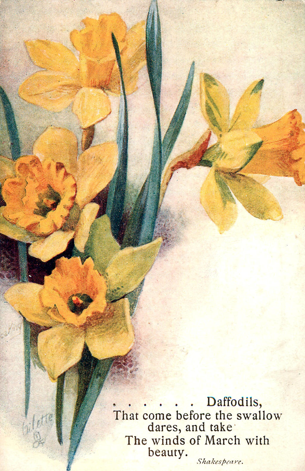 Daffodils That Come Before The Swallow Dares