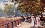Vintage UK - Rotten Row, Hyde Park, London by Yesterdays-Paper