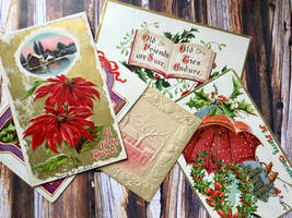 Vintage Christmas - Shiny Brite and Blooming by Yesterdays-Paper on ...