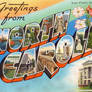 Large Letter Postcard - North Carolina