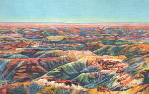 Vintage Arizona - The Painted Desert