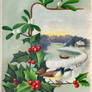 Vintage Christmas - Frosty Riverside